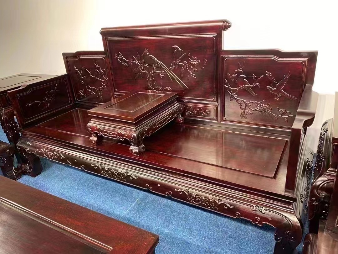 赞比亚血檀十一件套