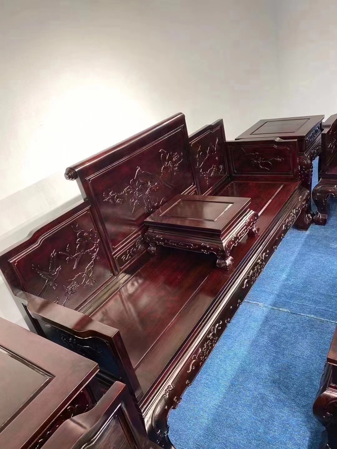 赞比亚血檀十一件套