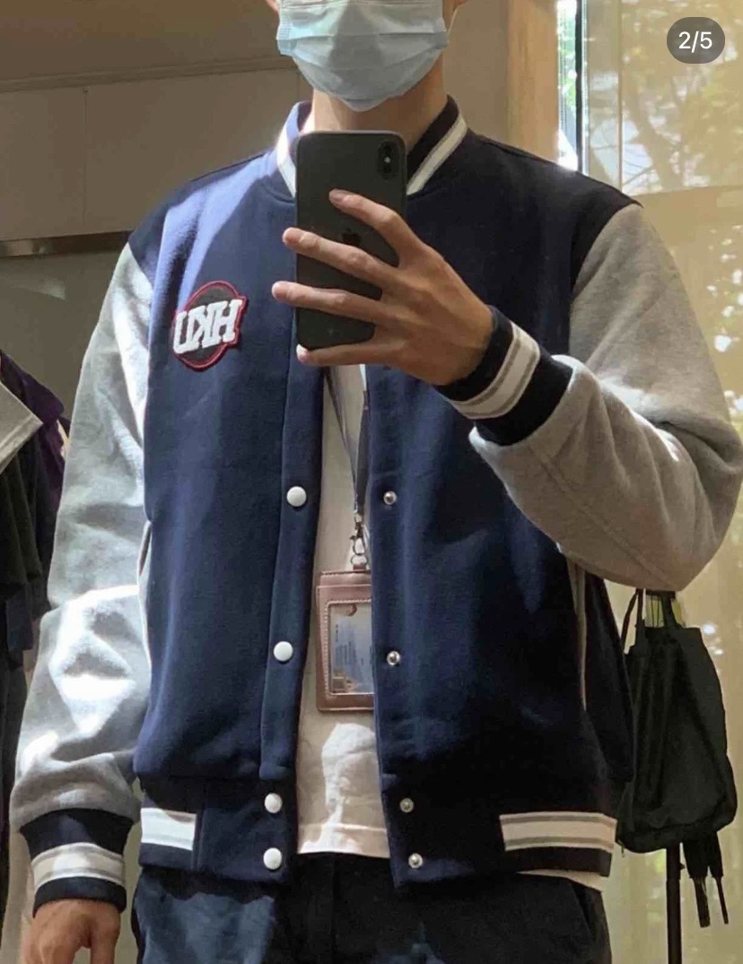 香港大学纪念品港大棒球服L码