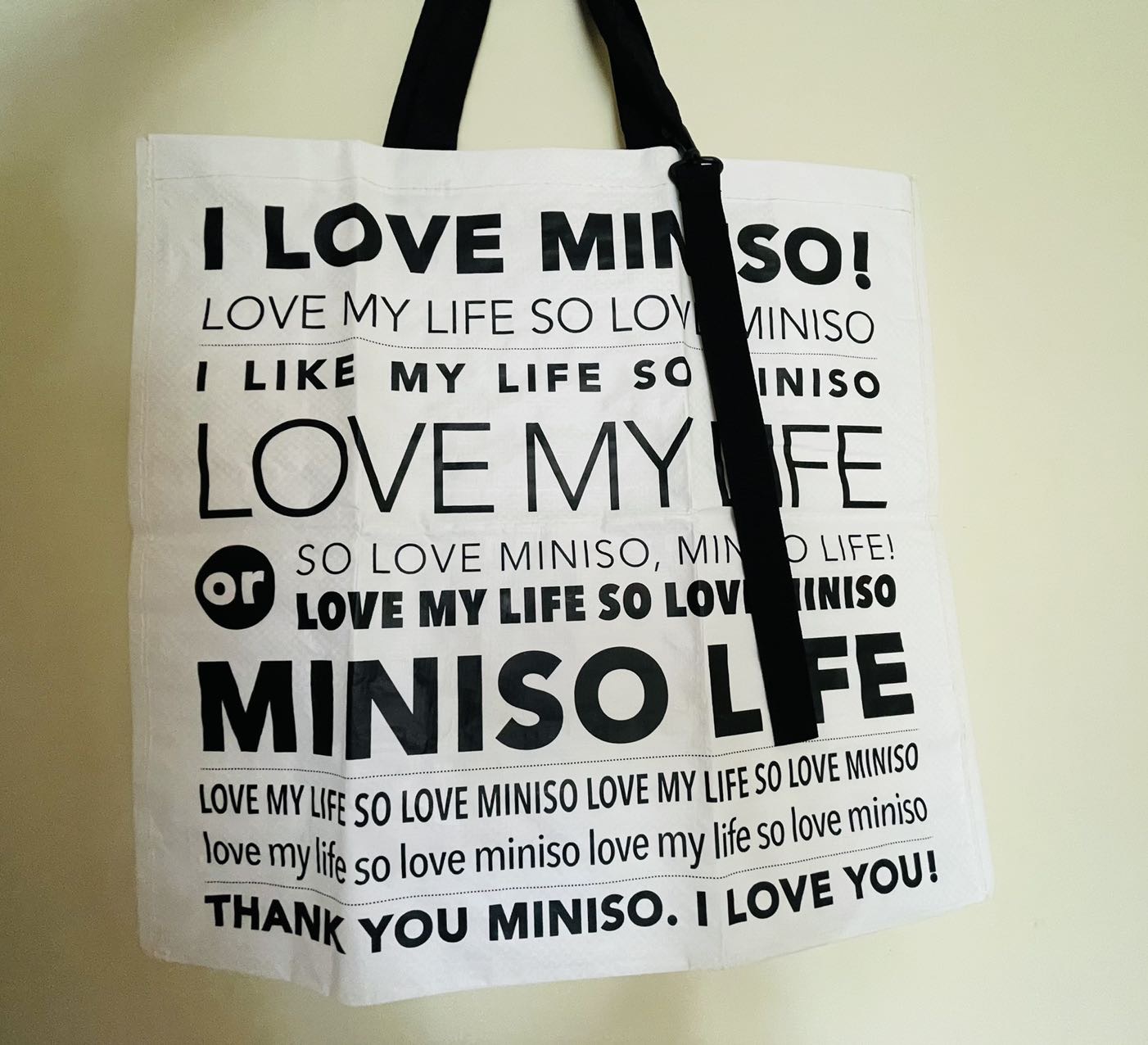 MINISO超大购物袋