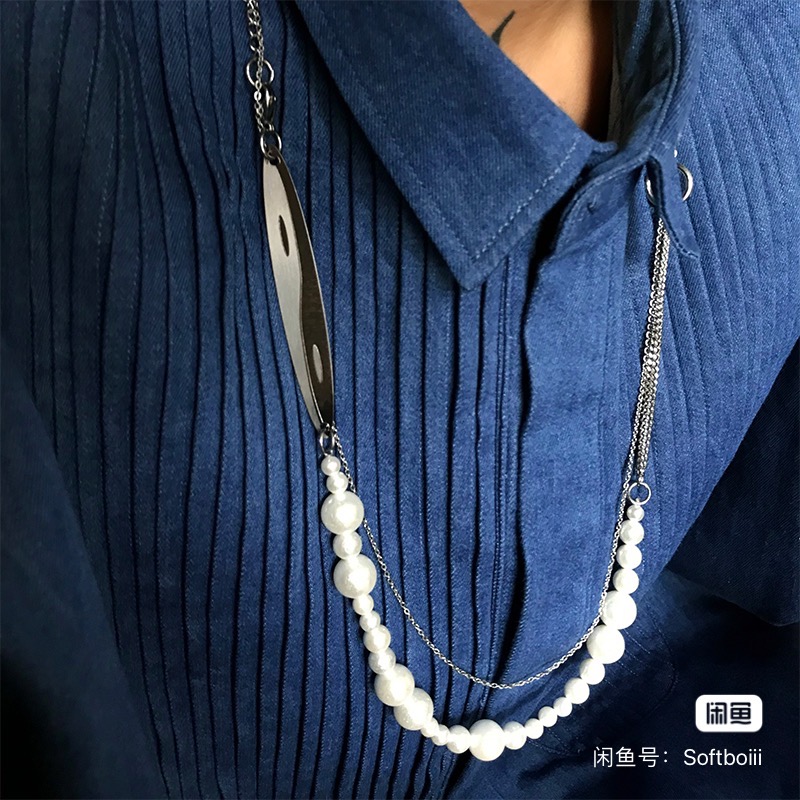 CONP多结构珍珠拼接项链