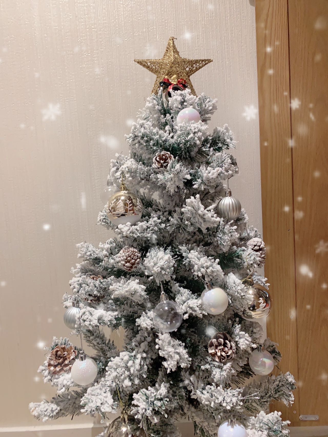 90cm超美落雪圣诞树