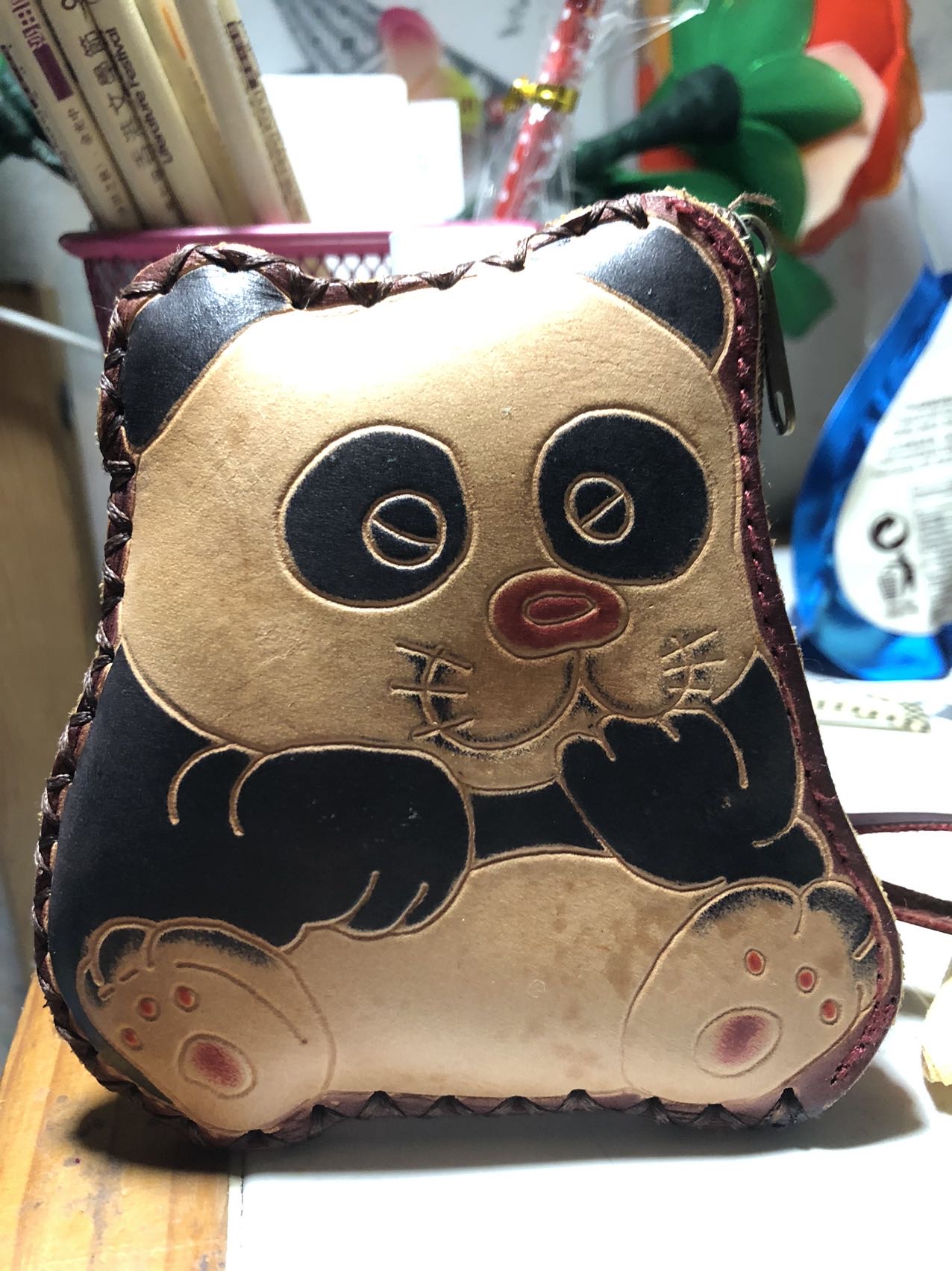 海洋公园钱包熊猫可爱风