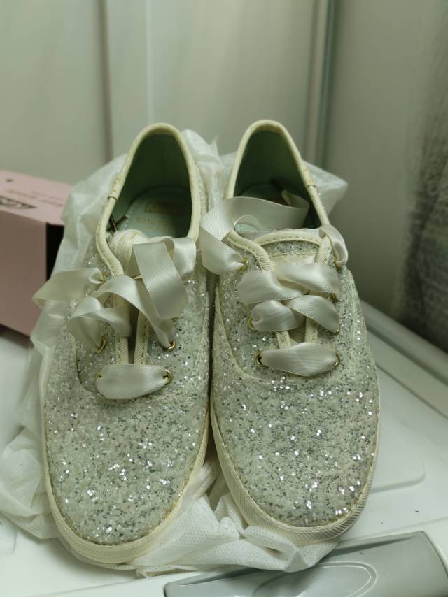 kate spade和keds联名休闲平底鞋