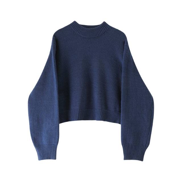 短款秋冬长袖毛衣