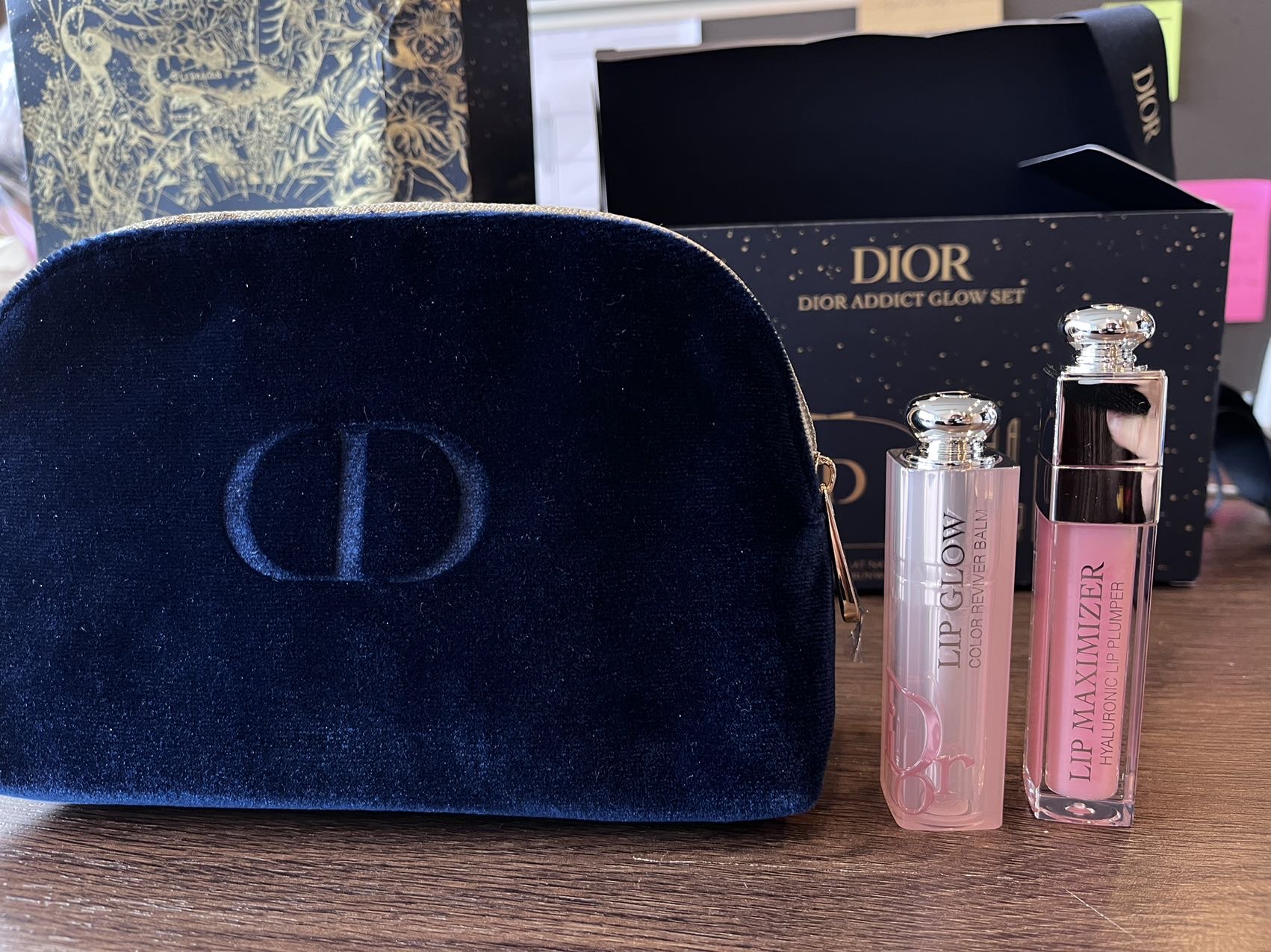 dior 唇膏唇彩化妆包套装