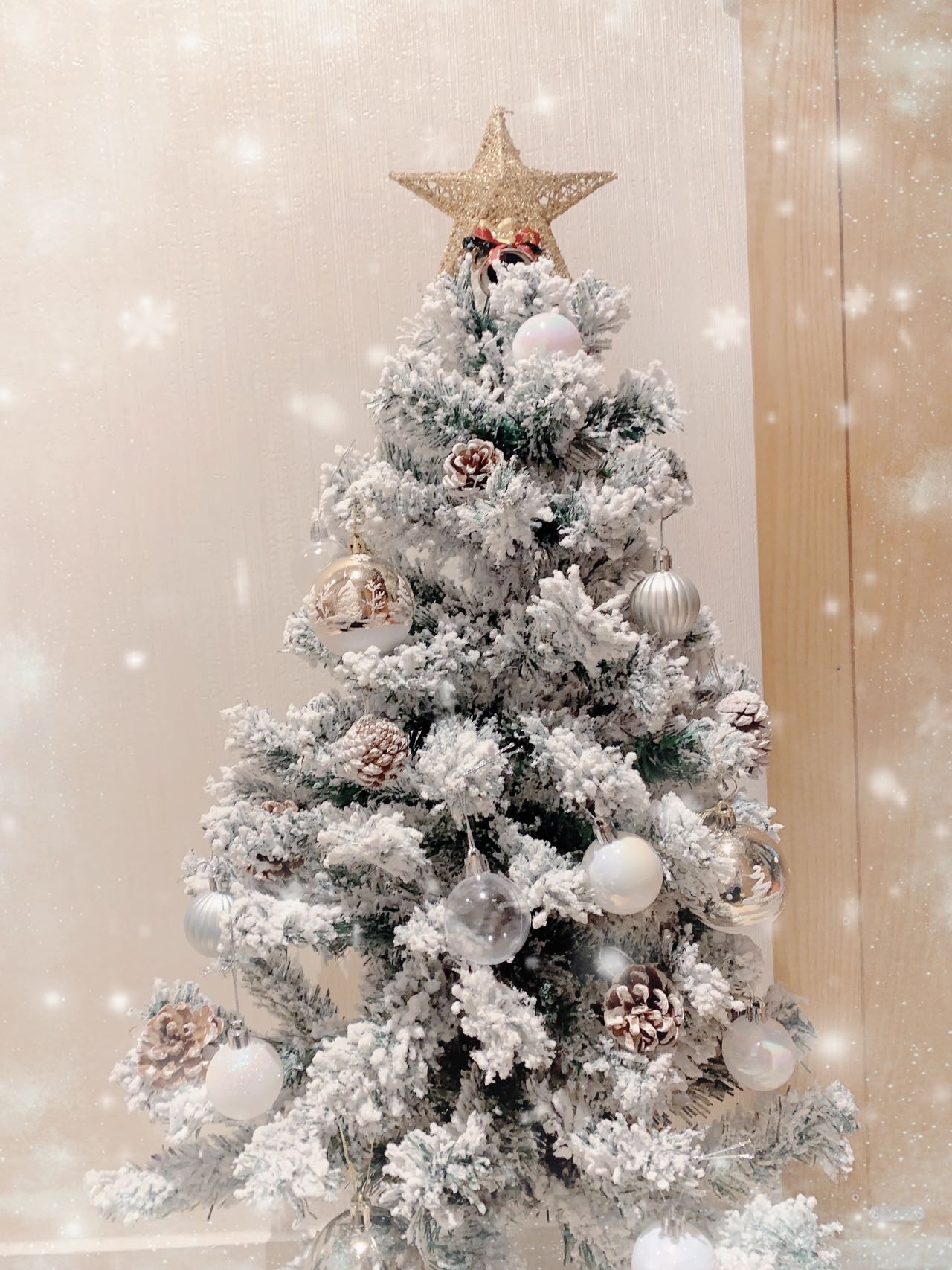 90cm超美落雪圣诞树