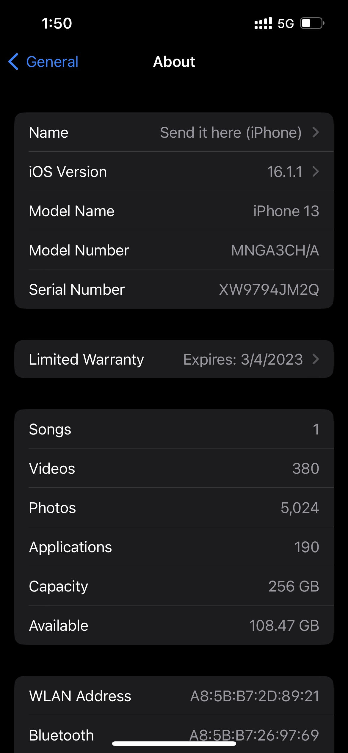 iPhone 13 绿色 256G