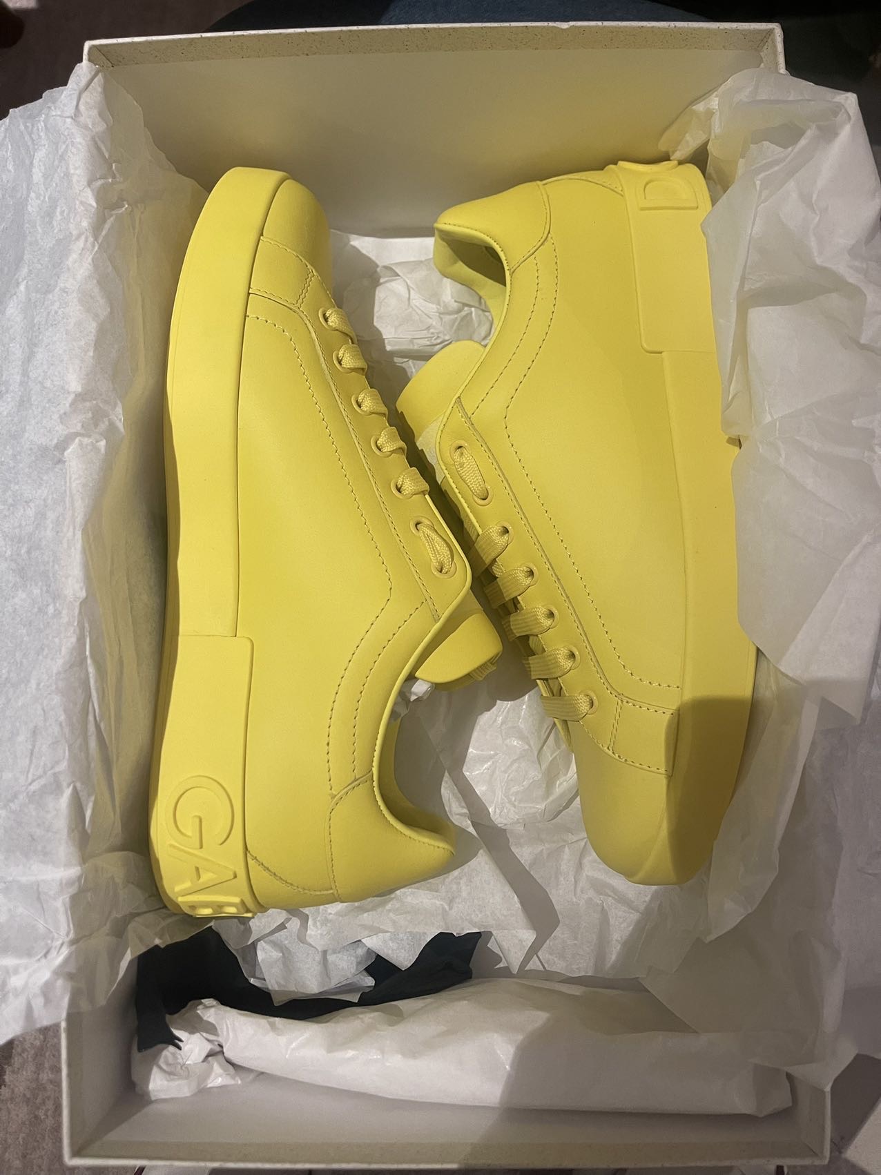 Dolce & Gabbana 黄色板鞋