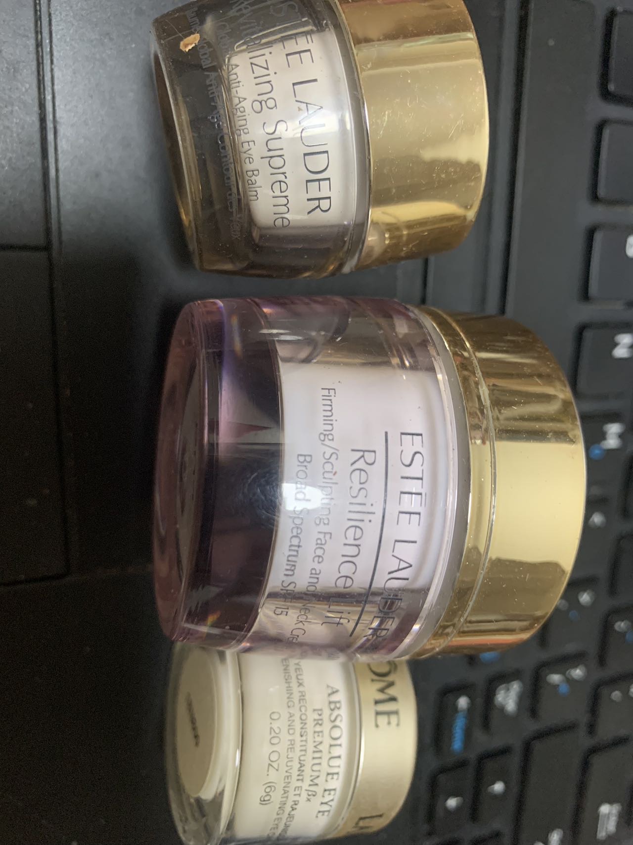 雅思兰&兰蔻面霜眼霜中小样