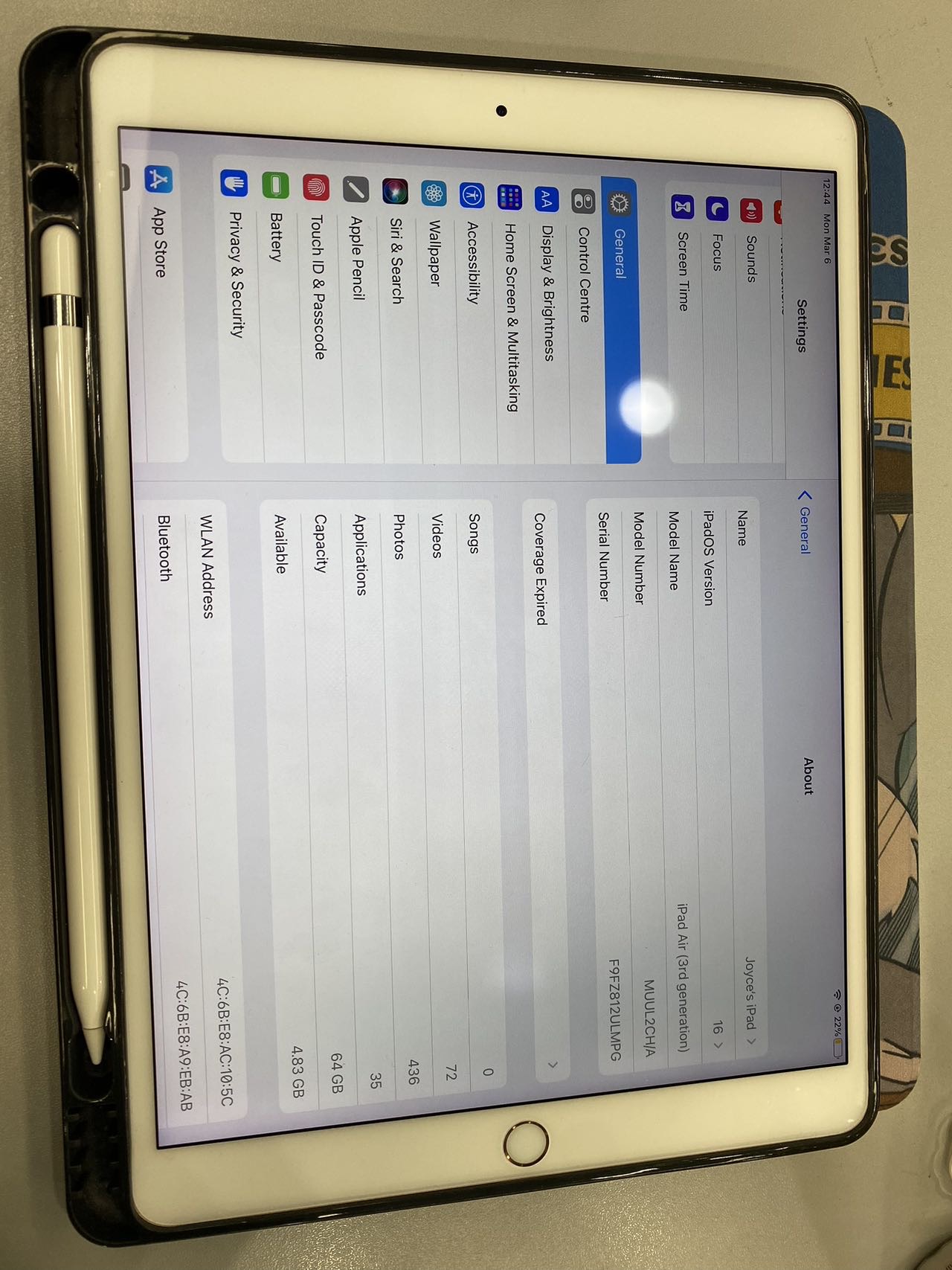 Ipad air3 ➕第一代apple pencil