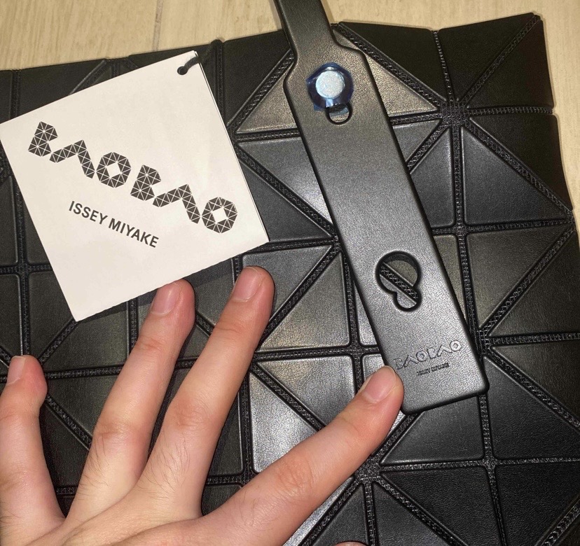 三宅一生黑色摇滚包