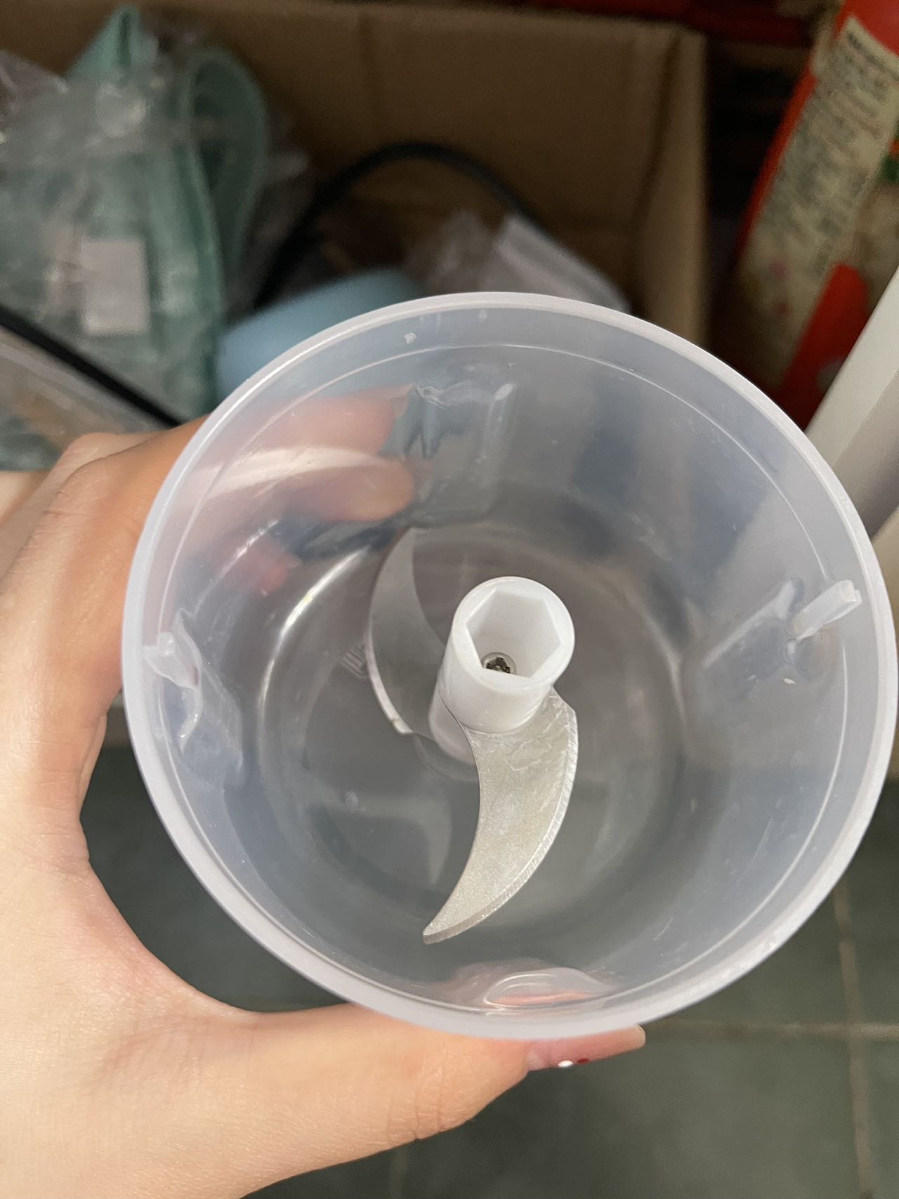 厨房神器-家用电动打蒜器绞肉机