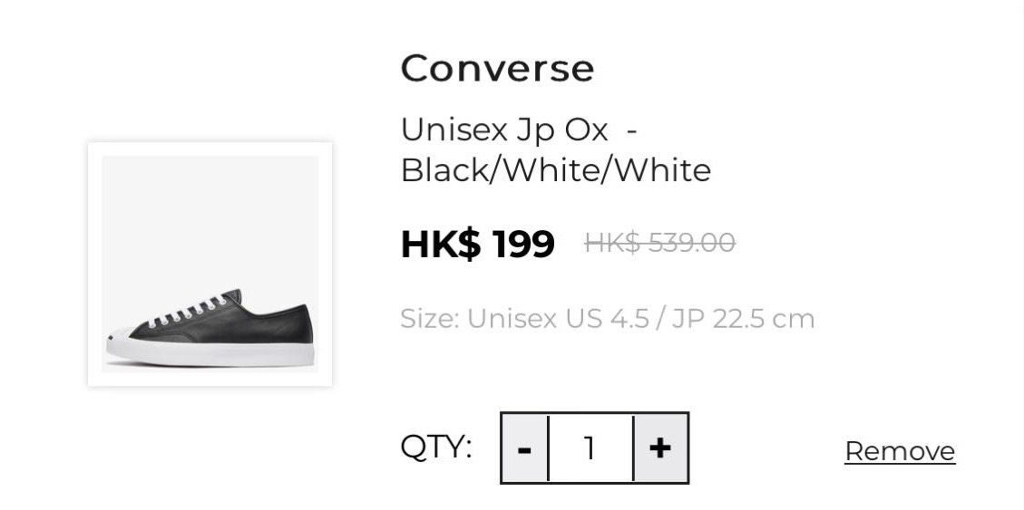 匡威球鞋（皮面开口笑,unisex,37码偏大,225MM)