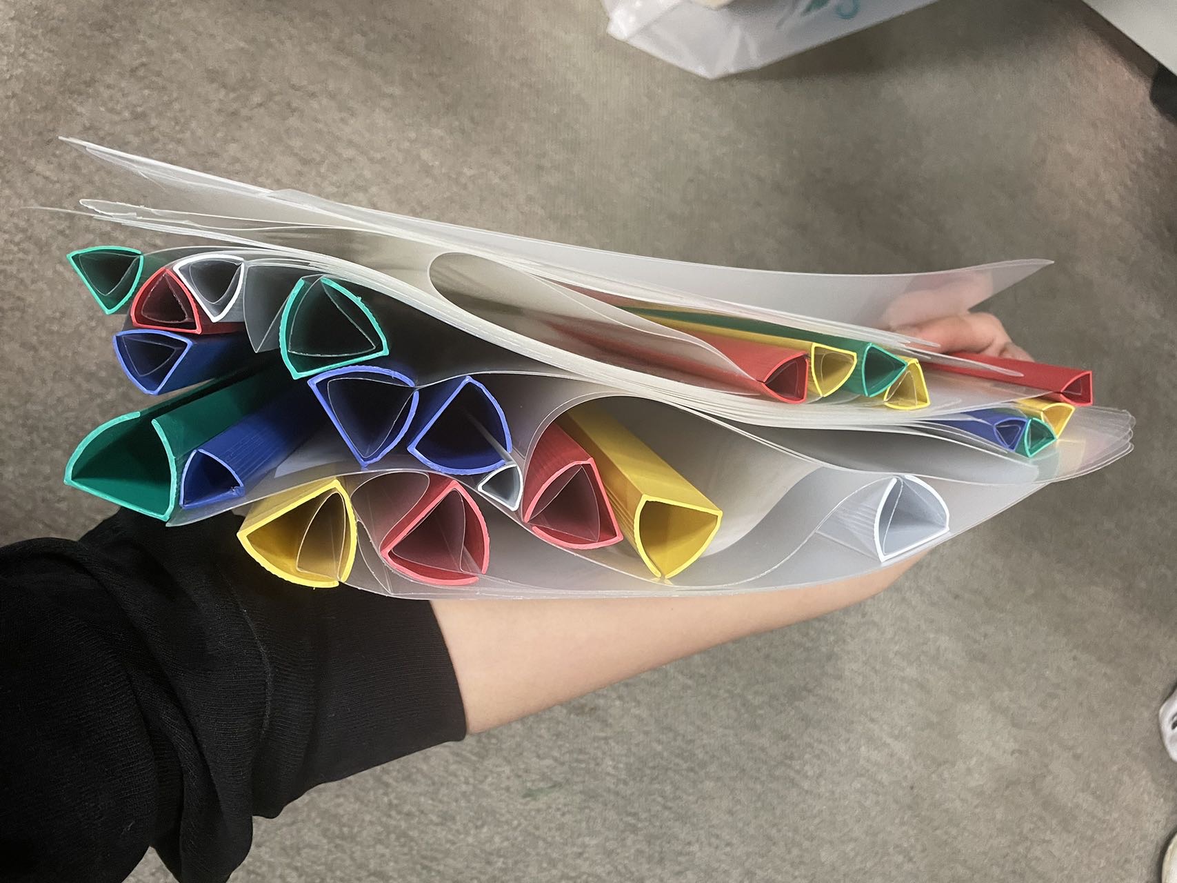 不同厚度的资料透明封