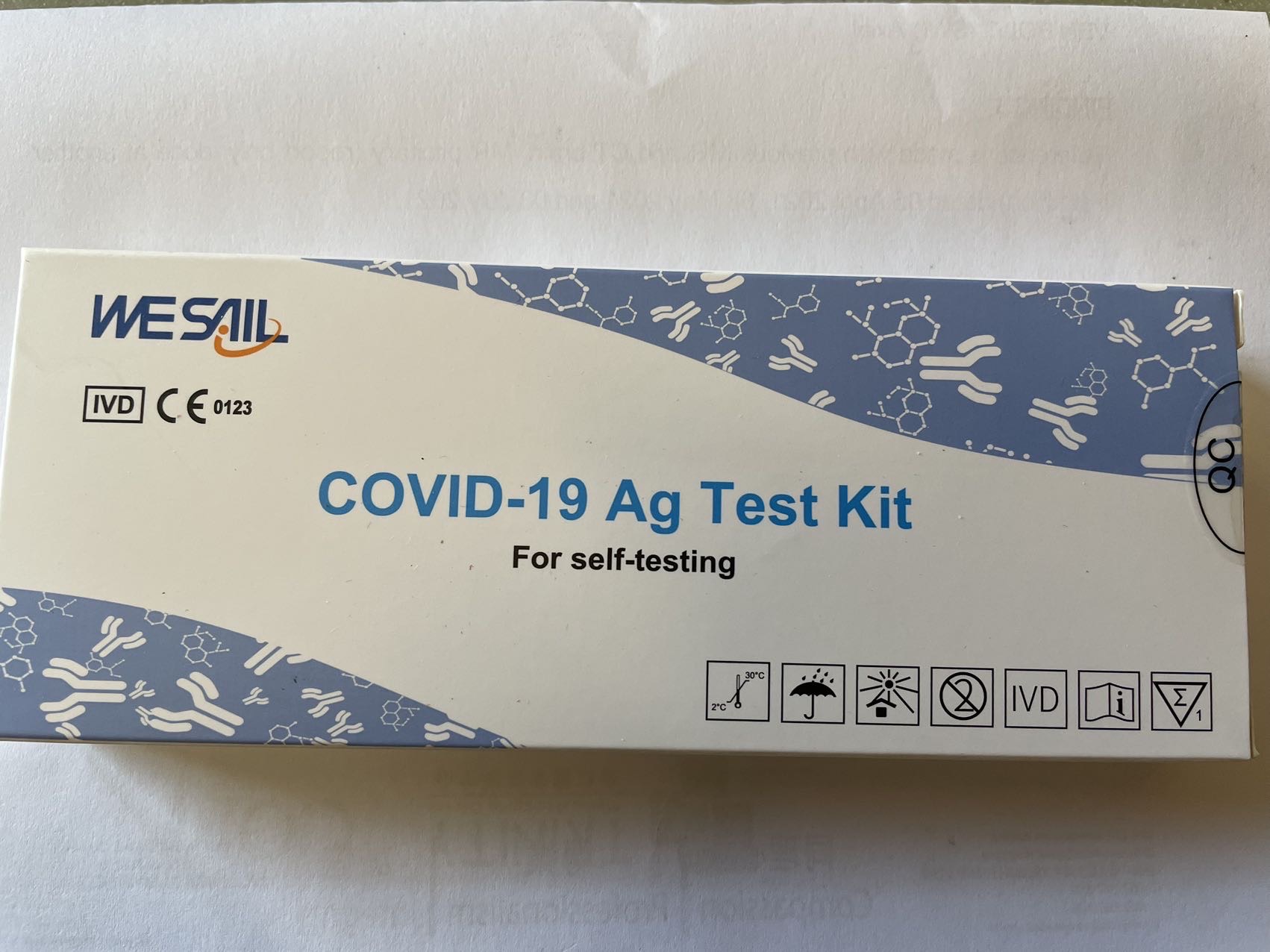 COVID RAT快速检测棒