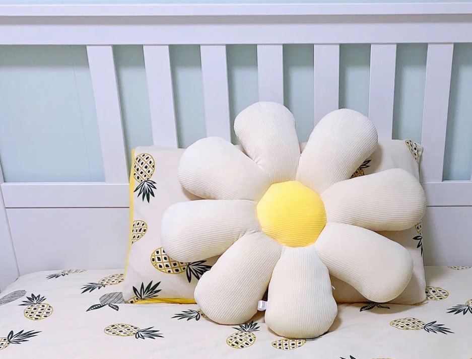 小雏菊花朵坐垫