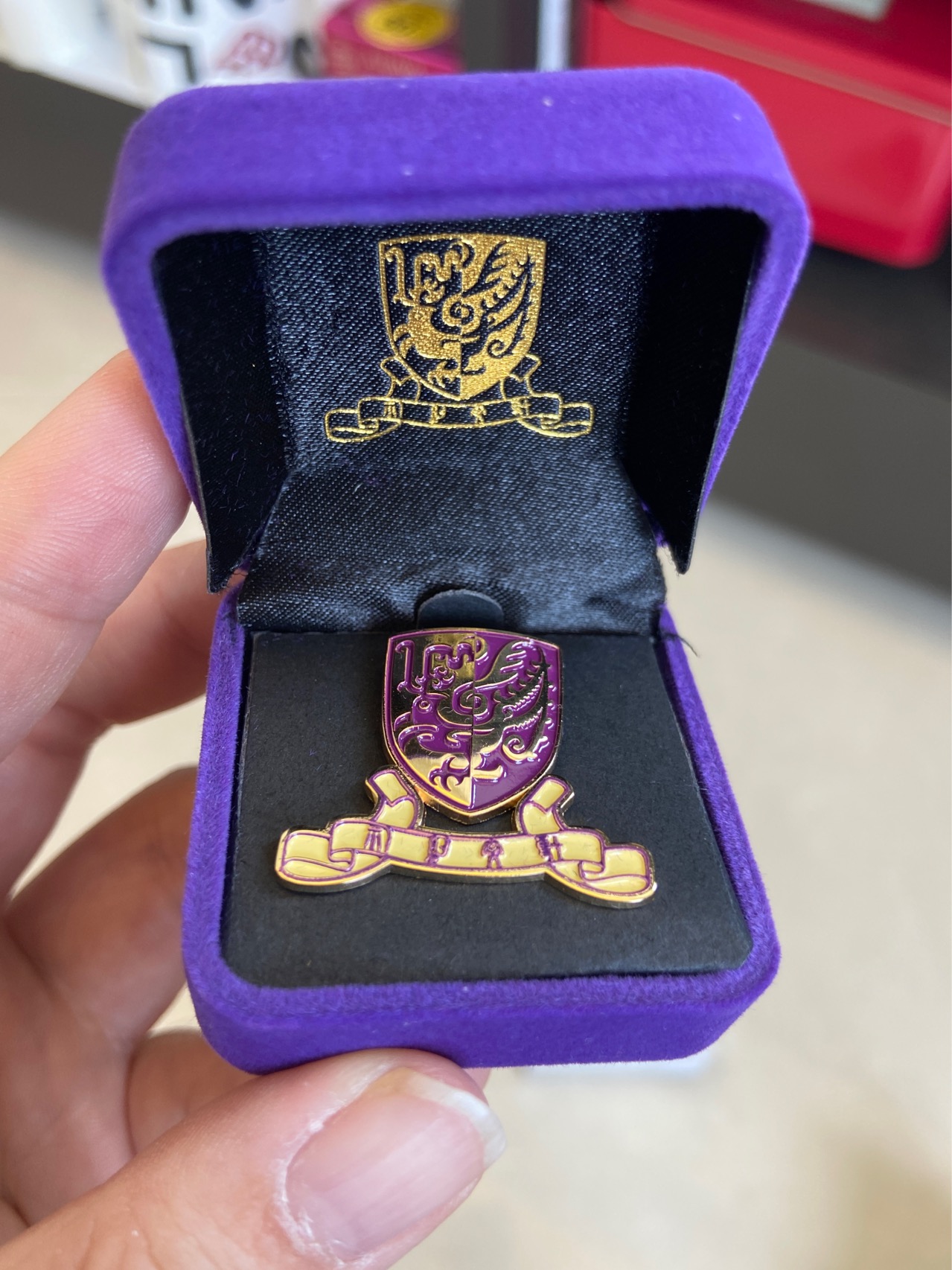 CUHK老校徽胸针