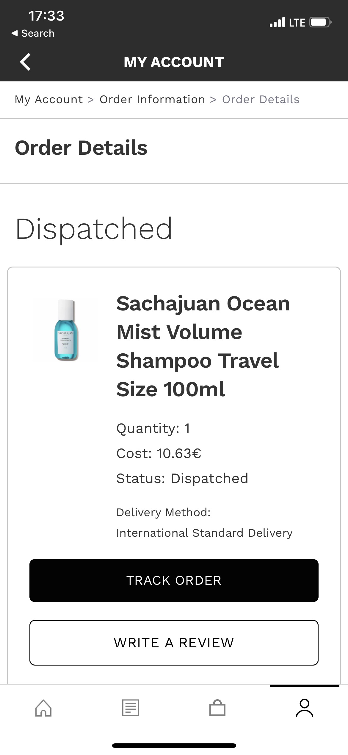 三茶官Sachajuan海洋蓬松洗发水100ml