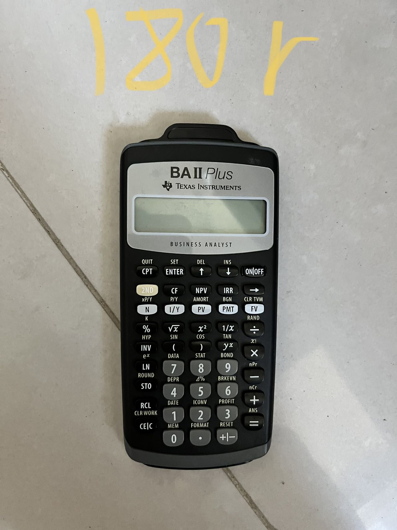 CFA科学计算器