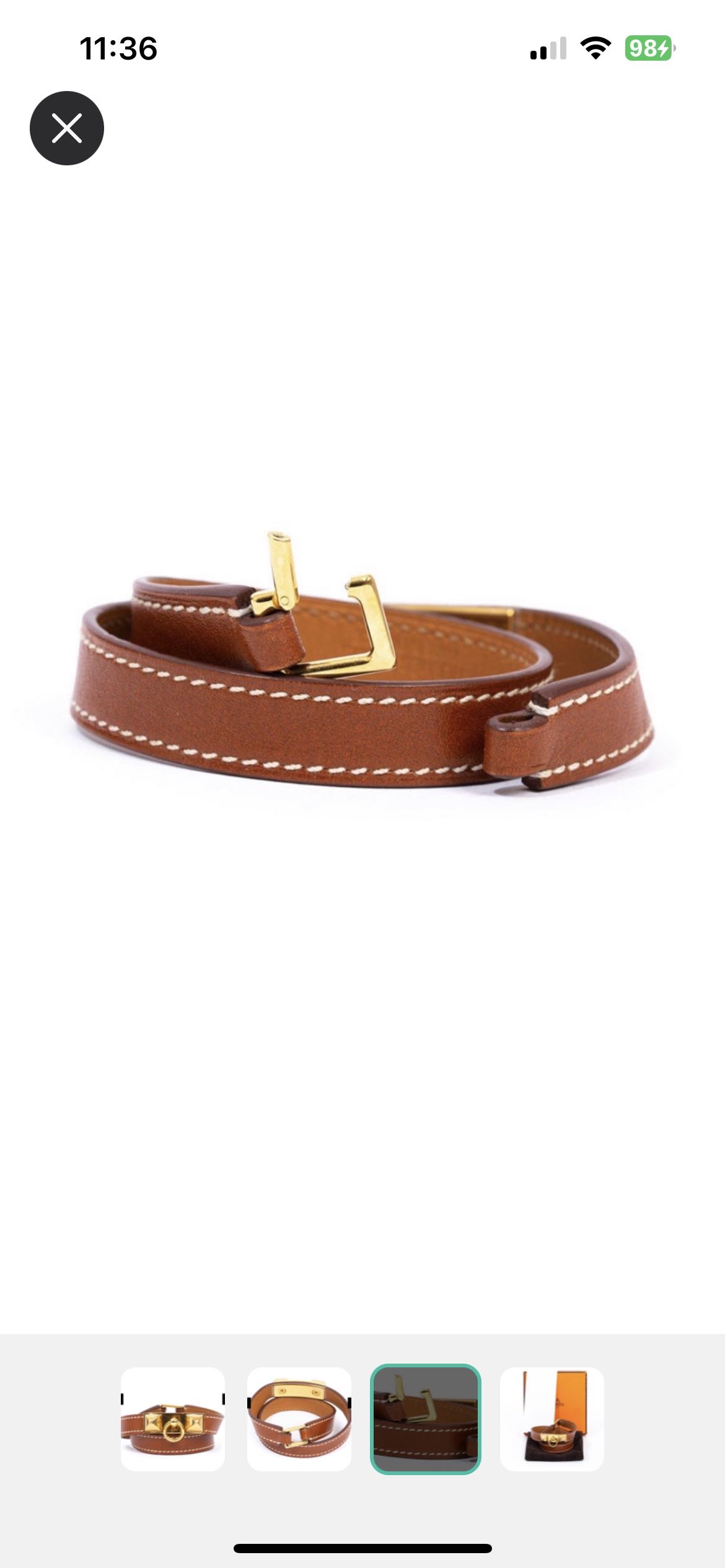 HERMES 手環 RIVALE DOUBLE TOUR BRACELET T2