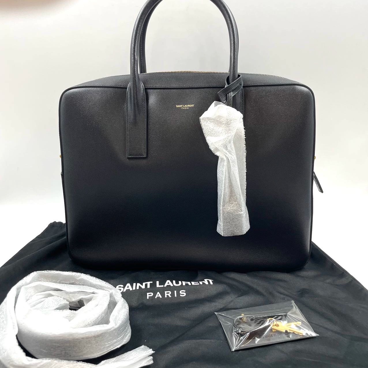 全新YSL 公文包