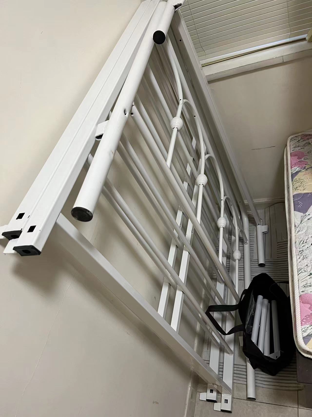 铁架床+床垫