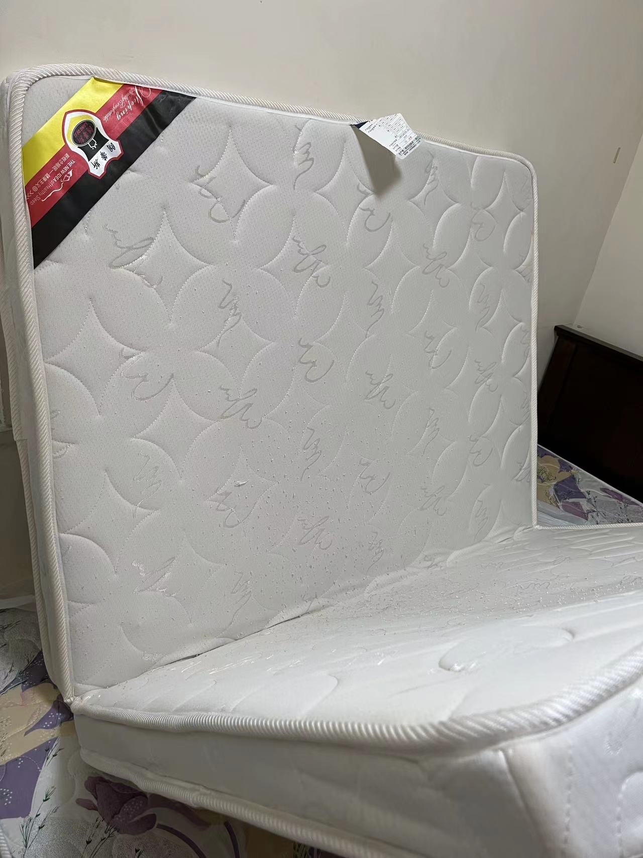铁架床+床垫