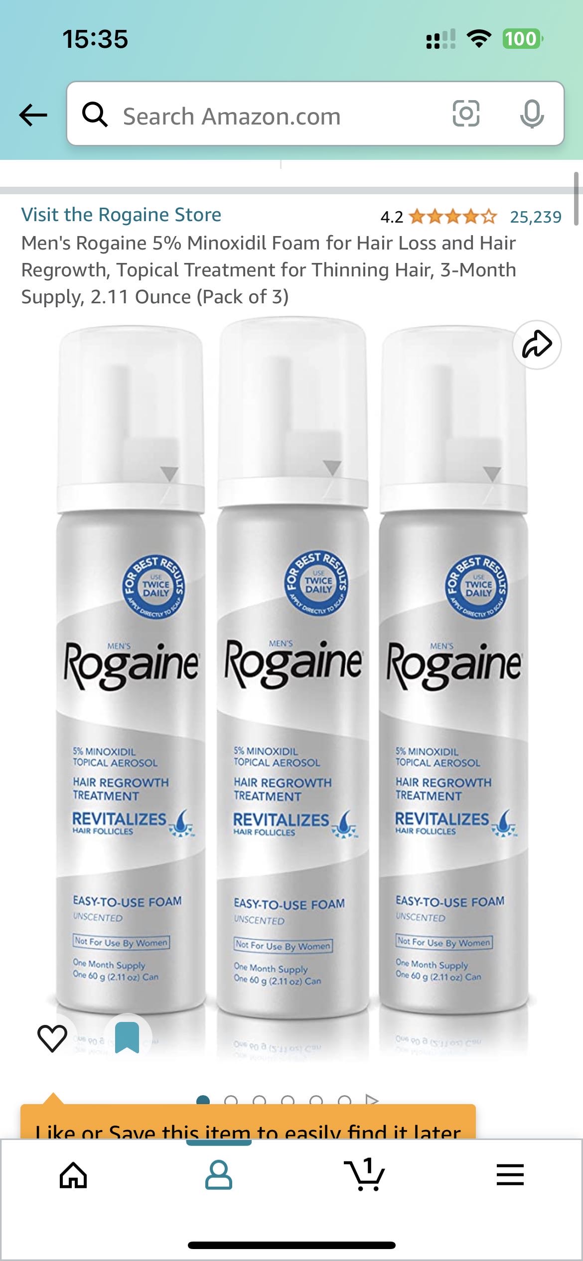 Rogaine生发剂