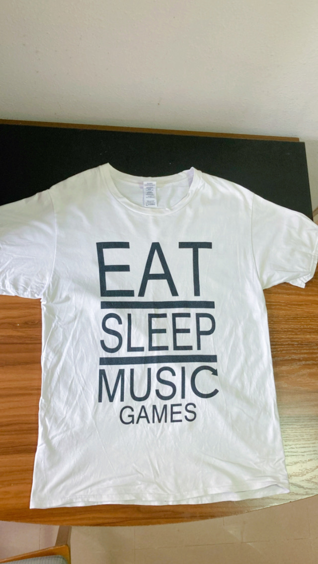 男裝jubeat 音game t恤 T-shirt (sizeL)