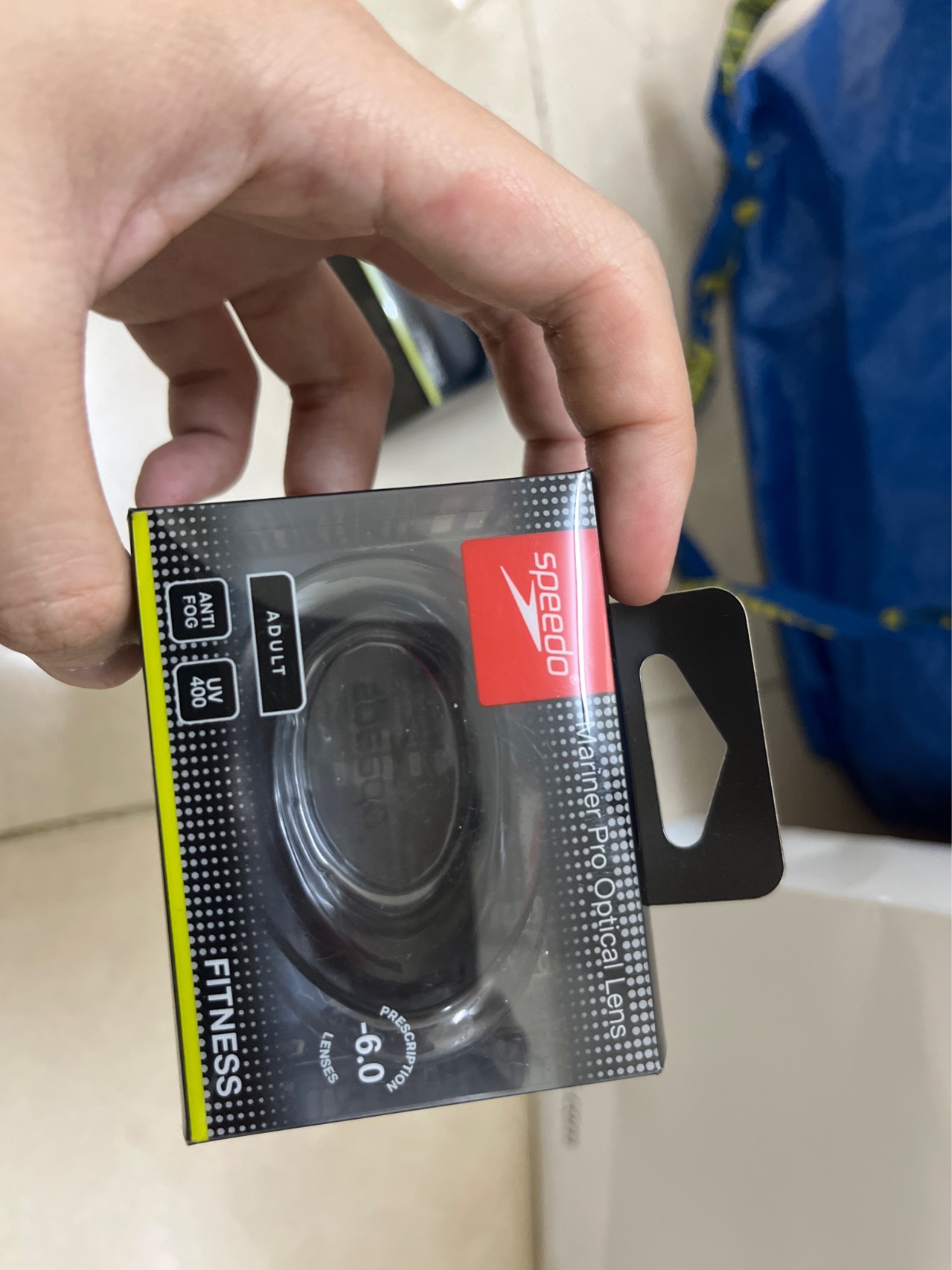 迪卡侬泳镜600度