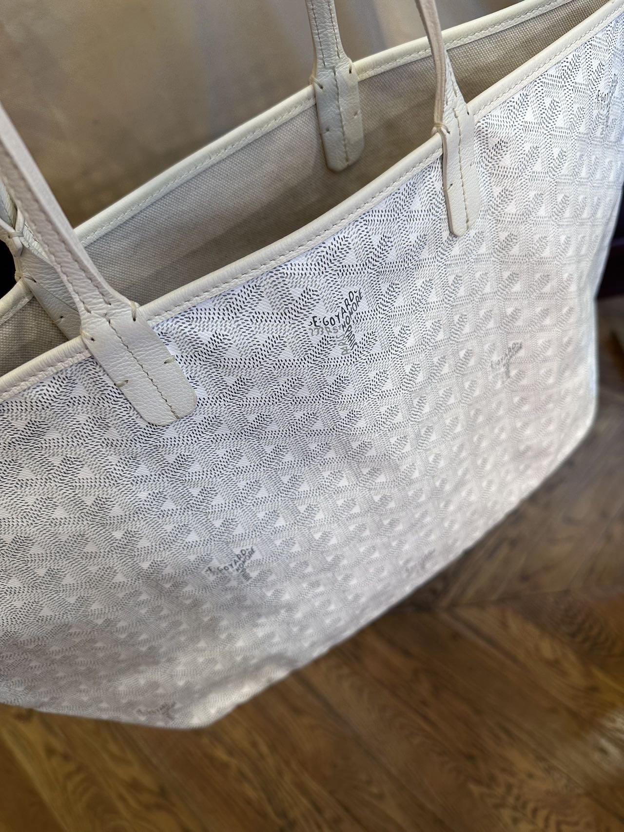 Goyard 戈雅 狗牙 白色 小号 包
