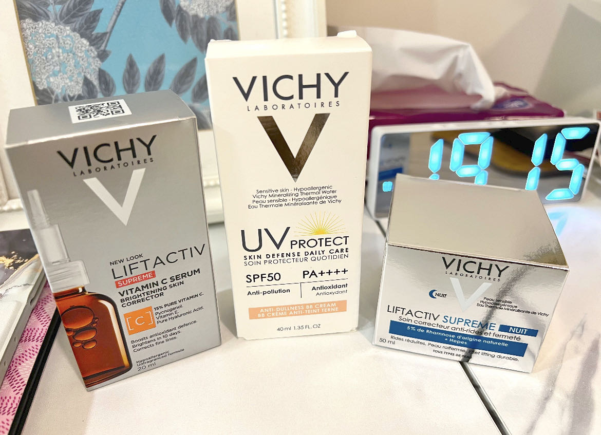 Vichy微姿防曬、晚霜、精華