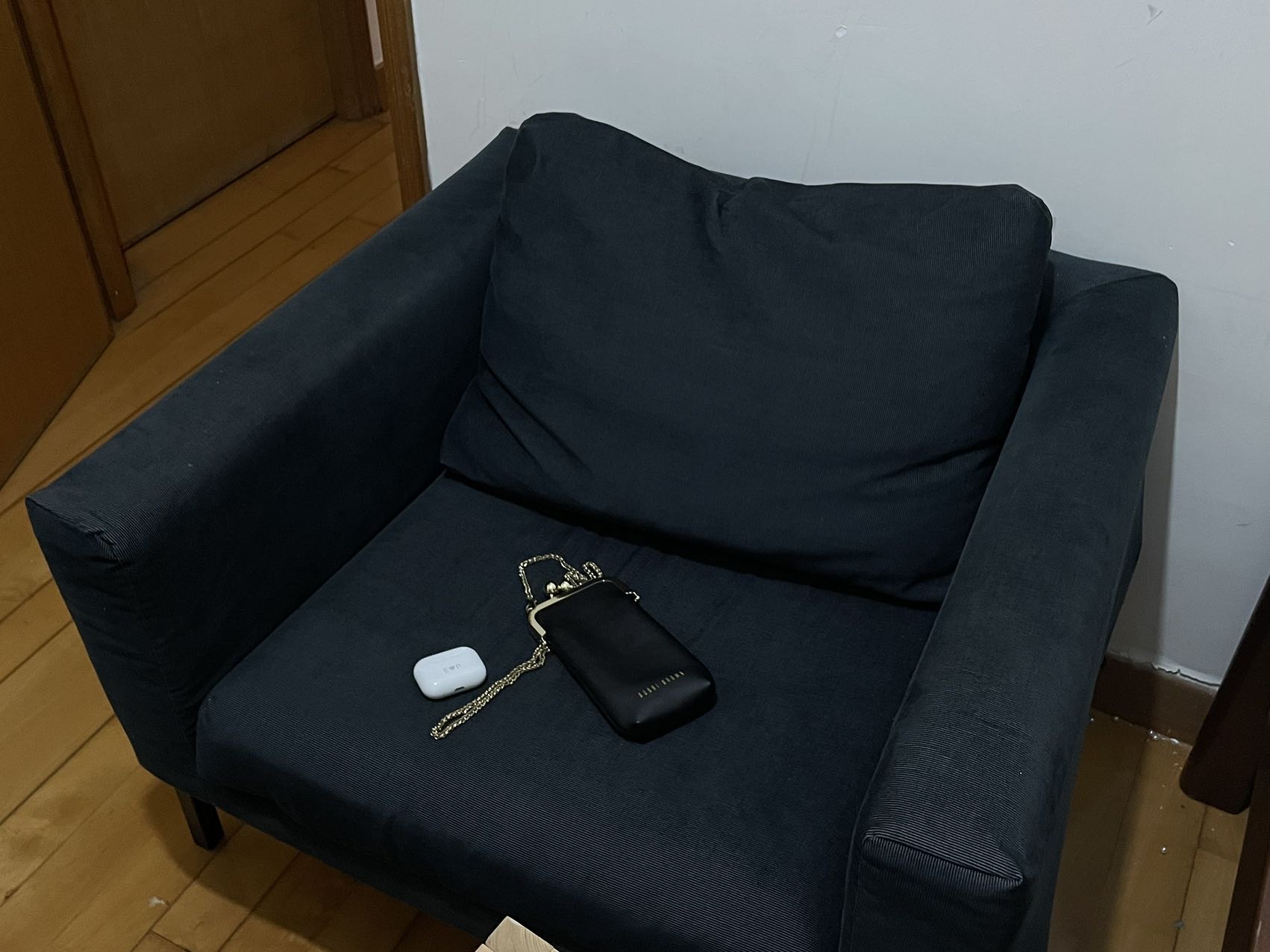 宜家单人沙发钢铁底座9成新