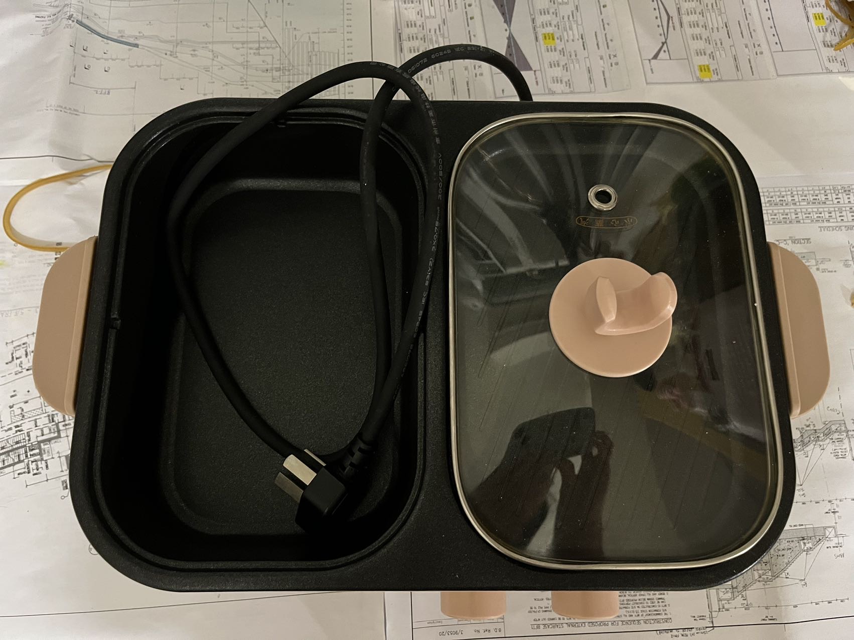 小熊火鍋烤肉兩用鍋