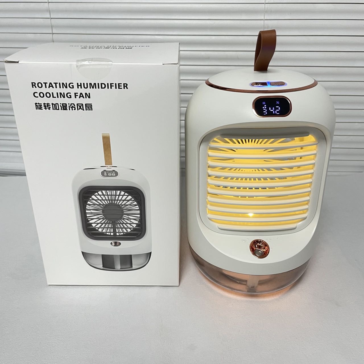 可加湿 旋转 夜灯 电风扇