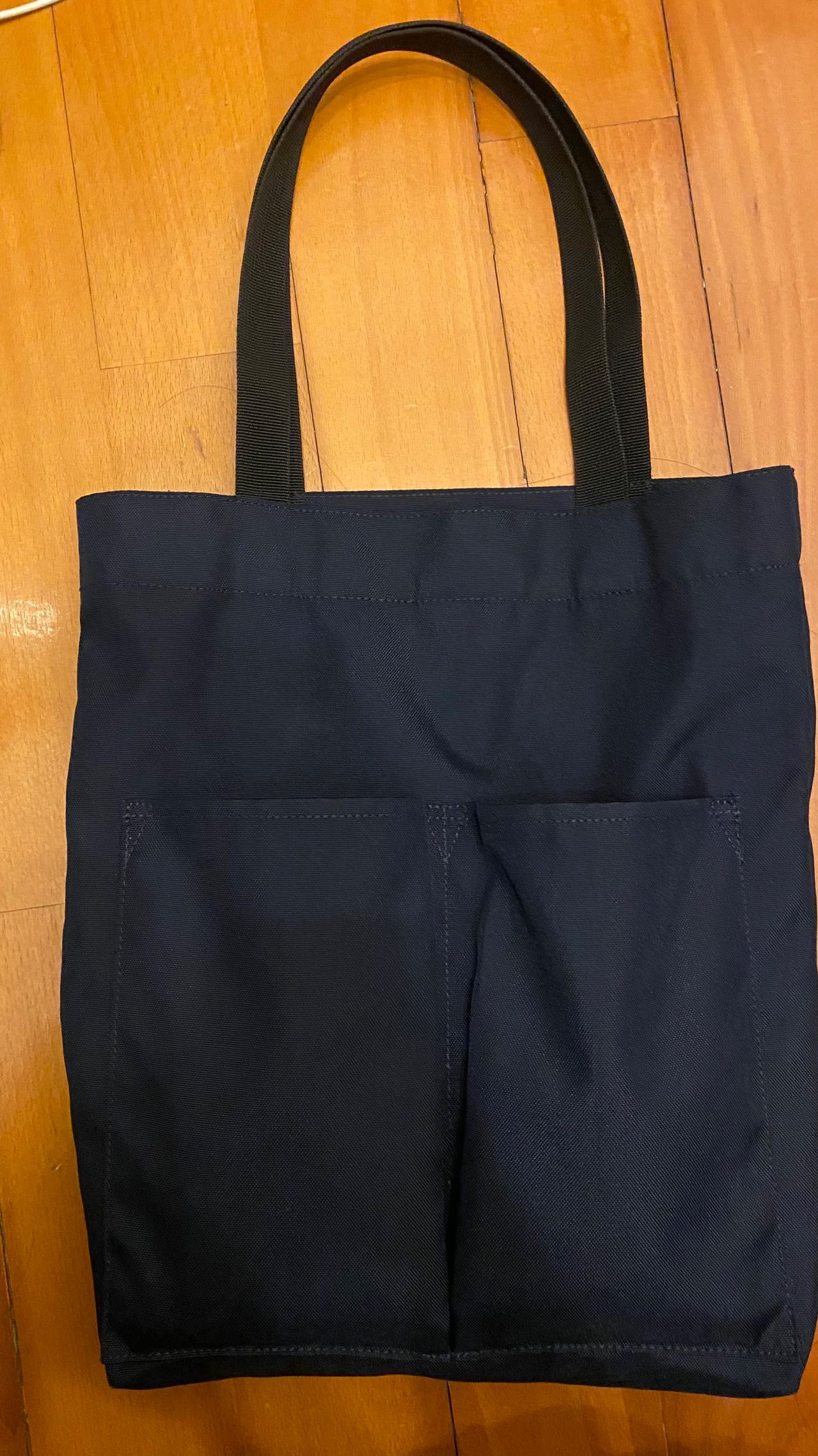 Muji竖型托特包