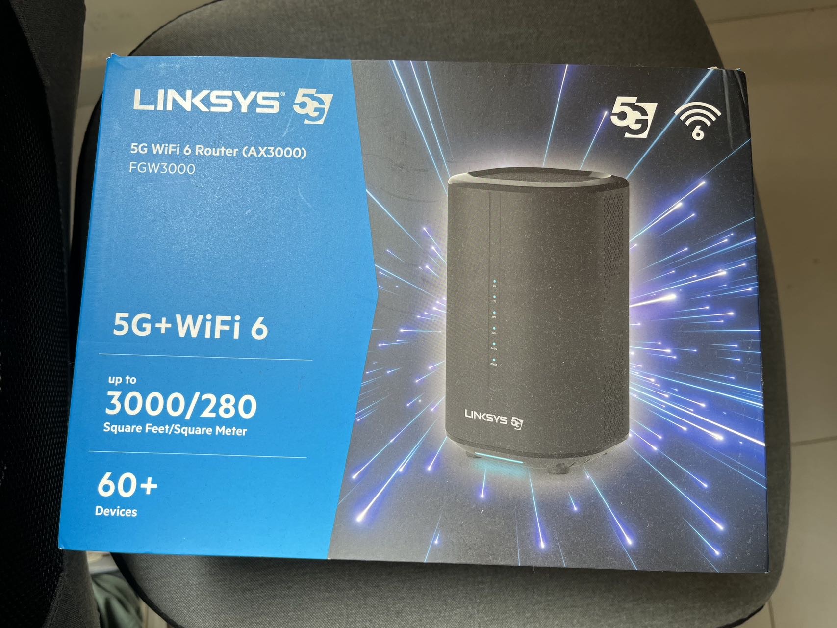 无线宽频CPE路由器Linksys FGW3000 5G WiFi 6