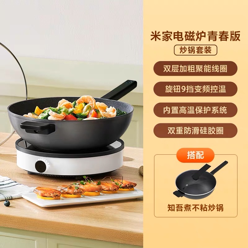 电磁炉+炒锅套装