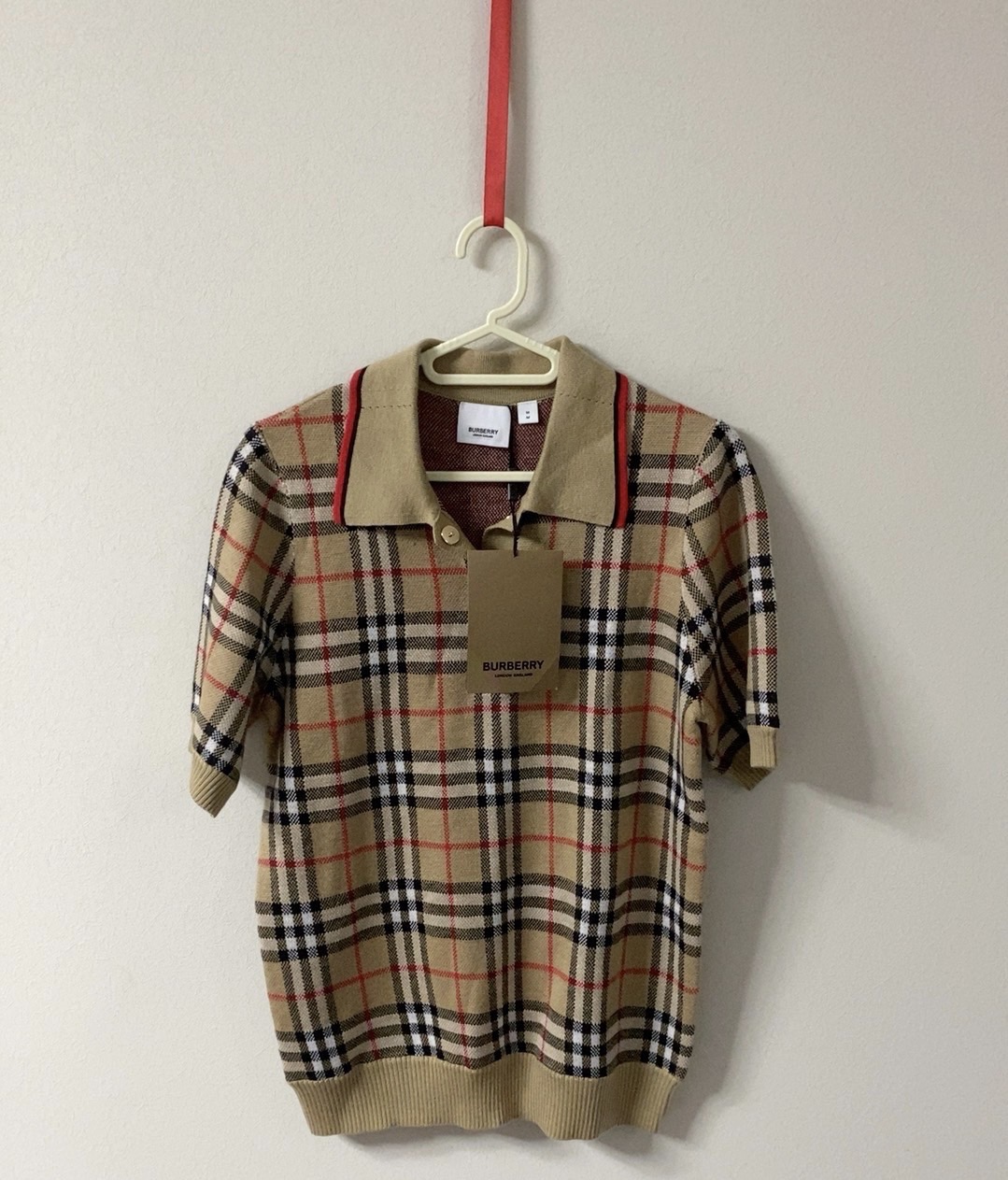 Burberry针织短袖