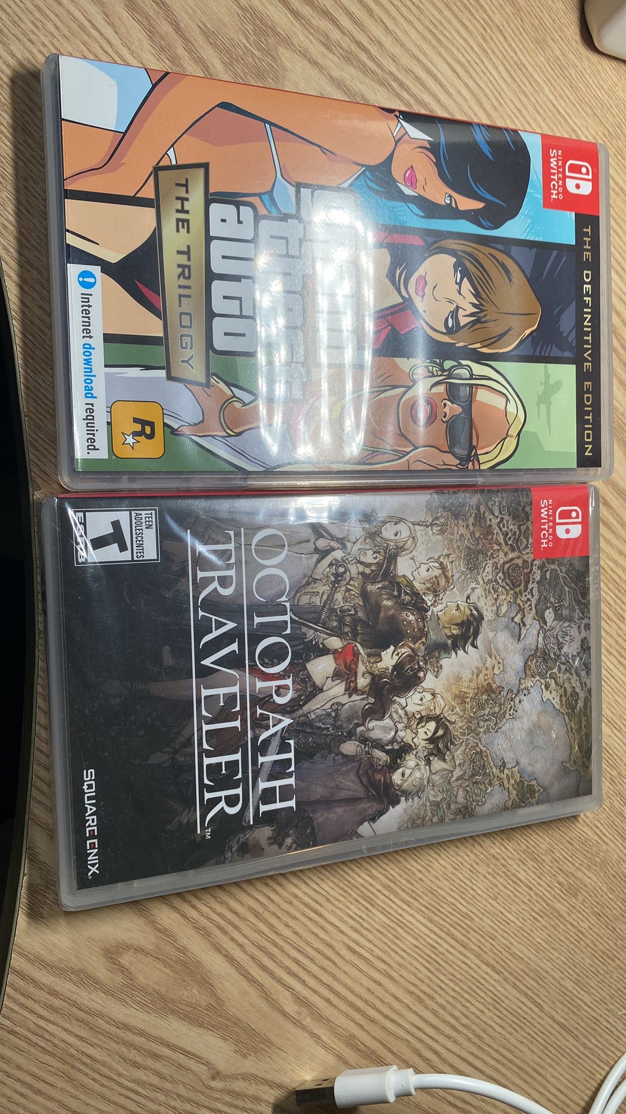 switch卡带 八方旅人 GTA3