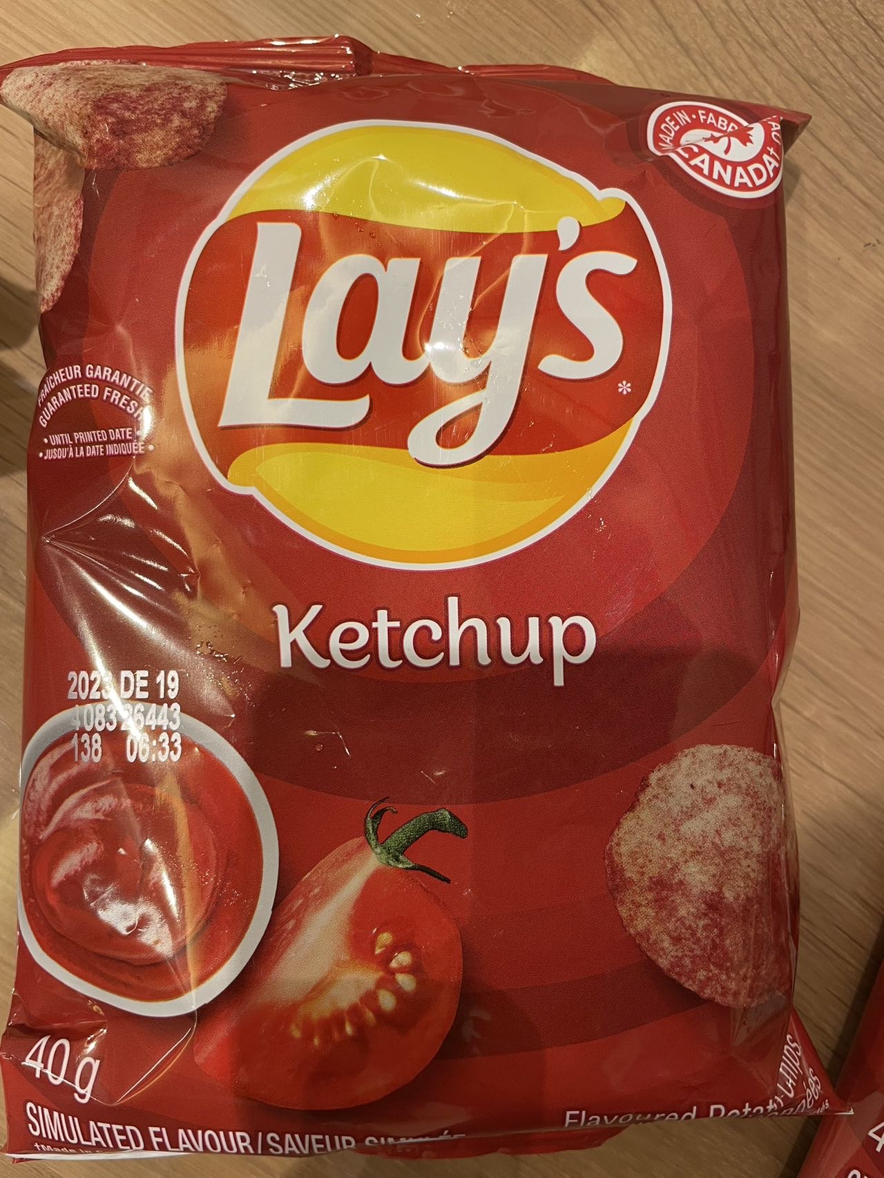 加拿大 lays 茄汁味薯片