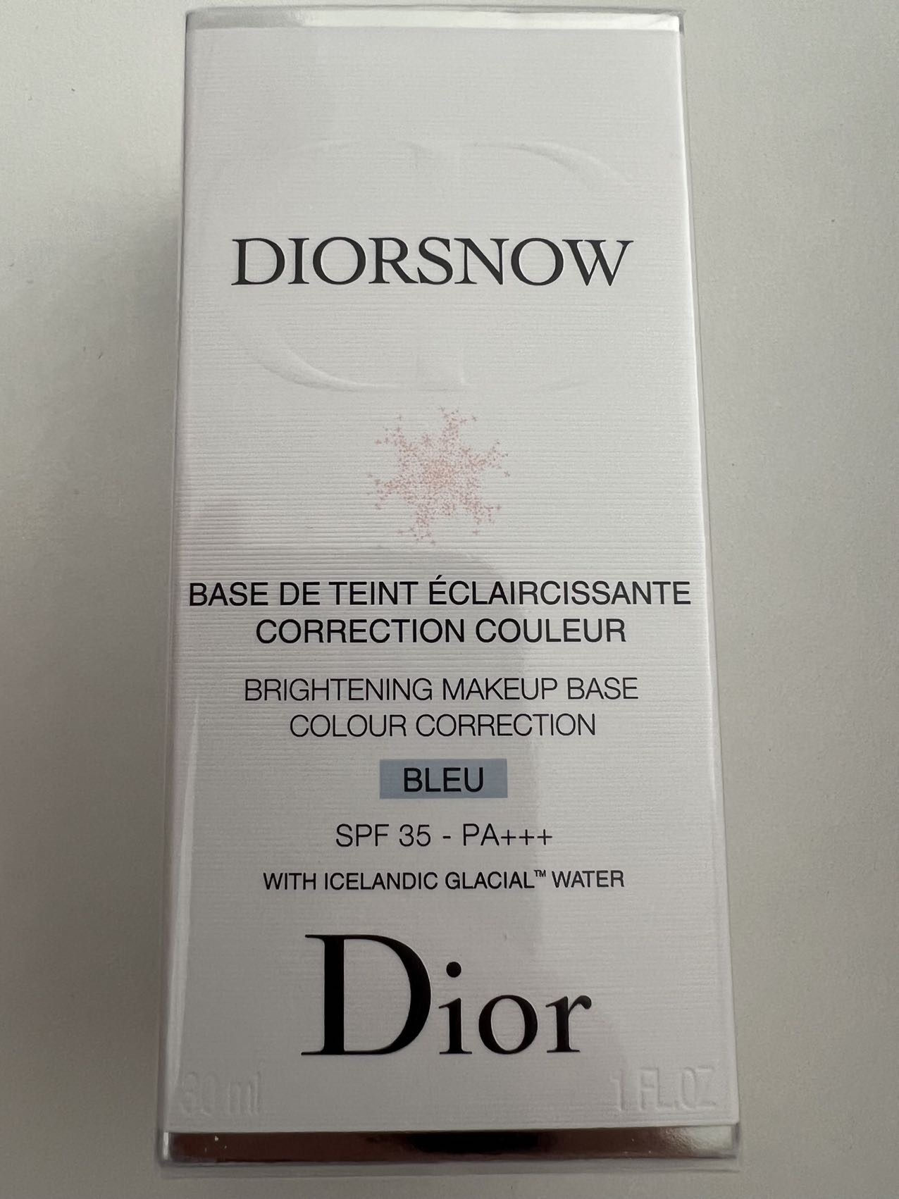 Dior 雪凝亮白調色底霜Blue