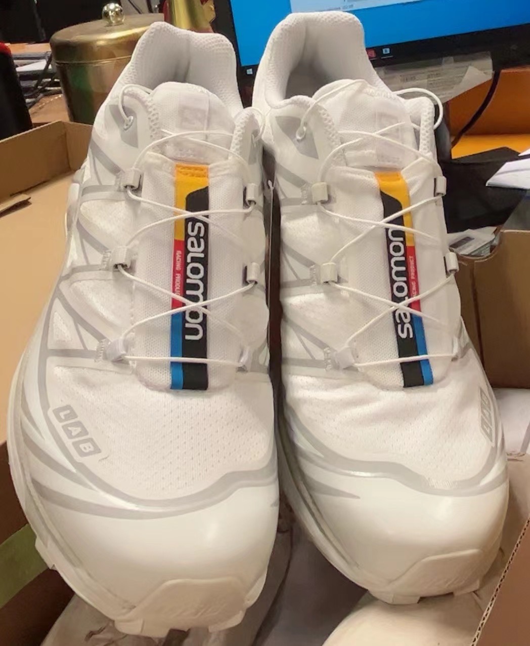 全新Salomon XT-6白色