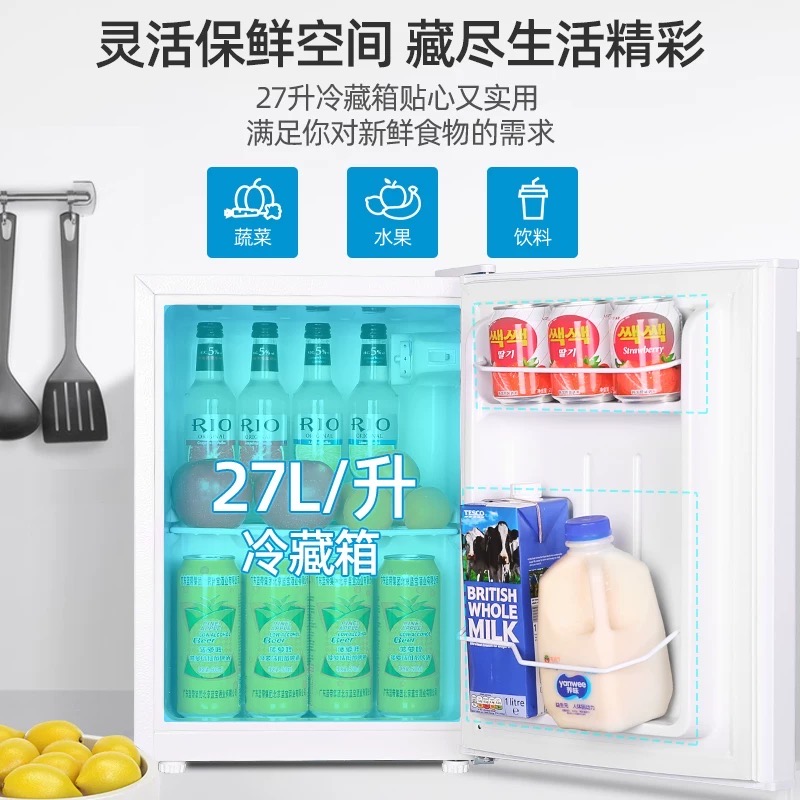 27升品牌冷藏小型冰箱