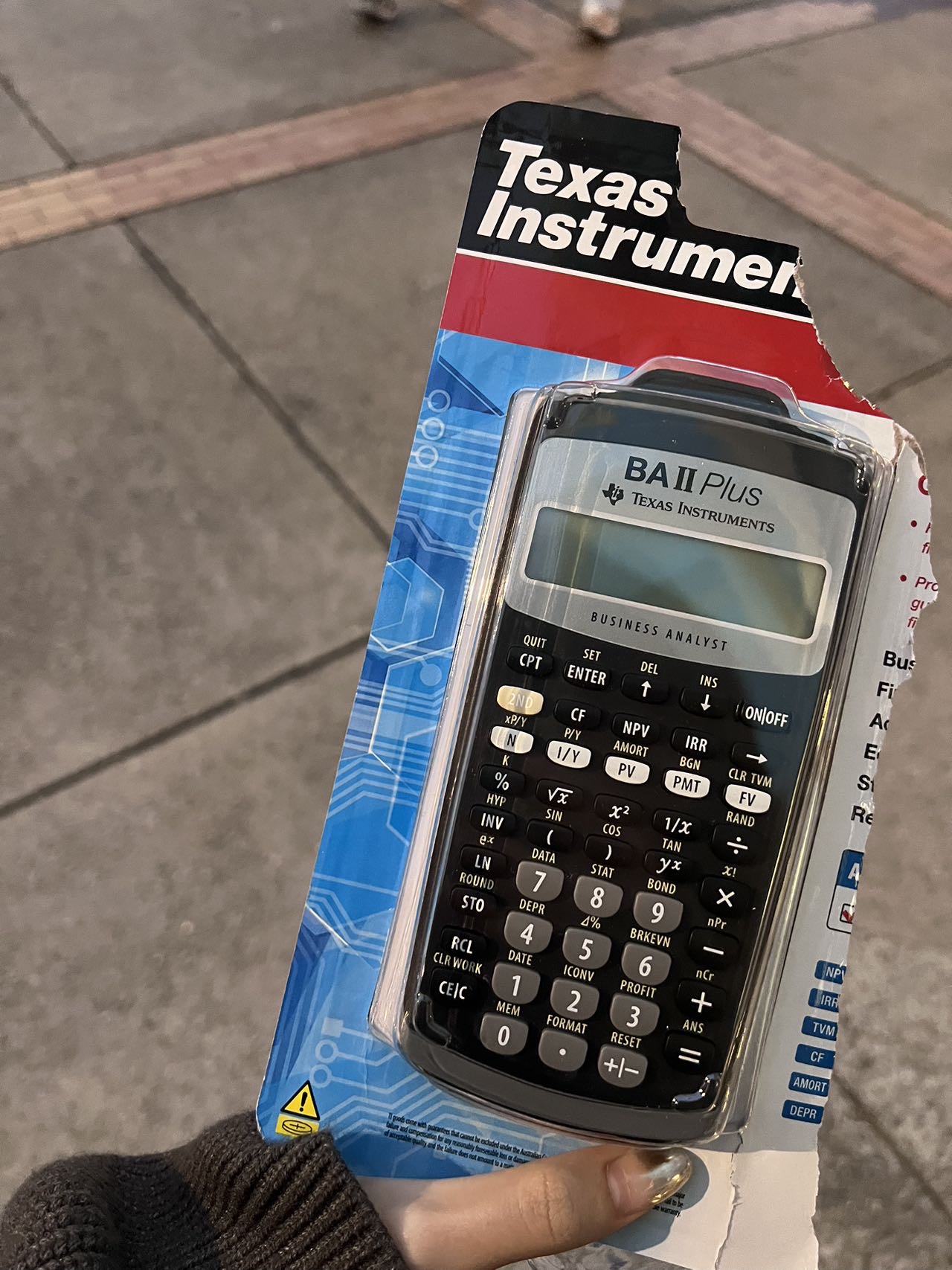 BA II Plus TEXAS INSTRUMENTS
