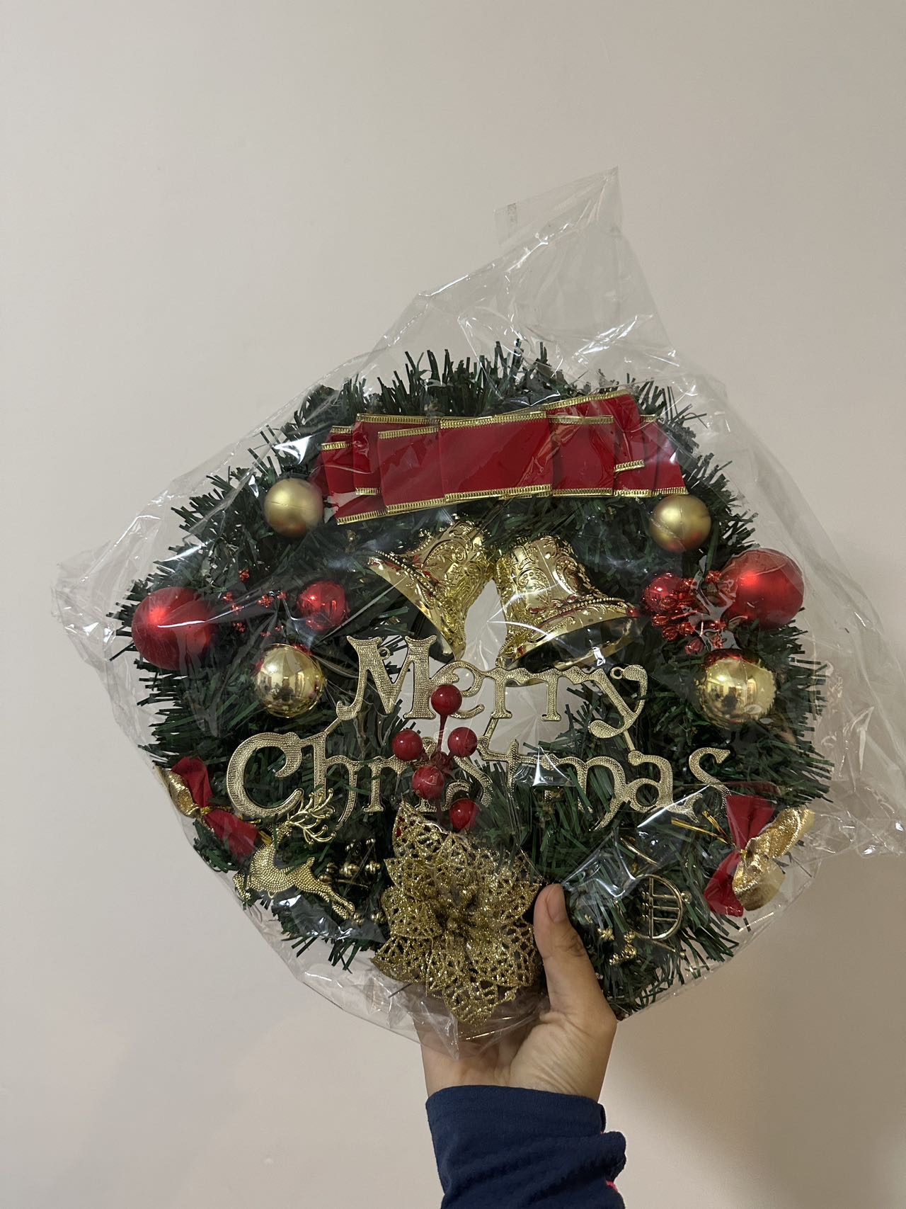 全新圣诞花环
