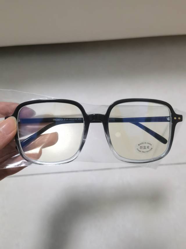 全新 防蓝光眼镜  没度数