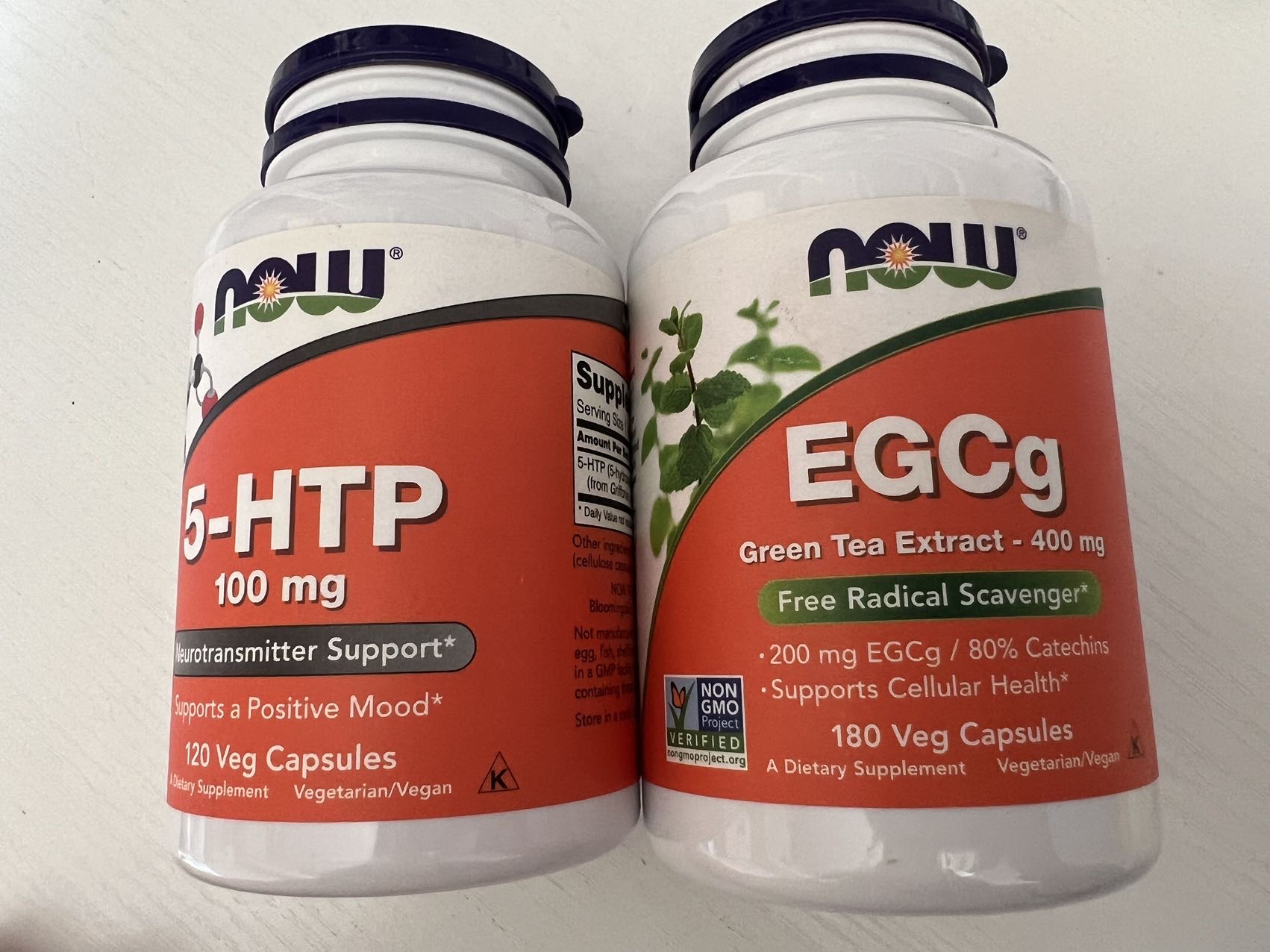 已开封Now 保健食品 EGCg /5-HTP