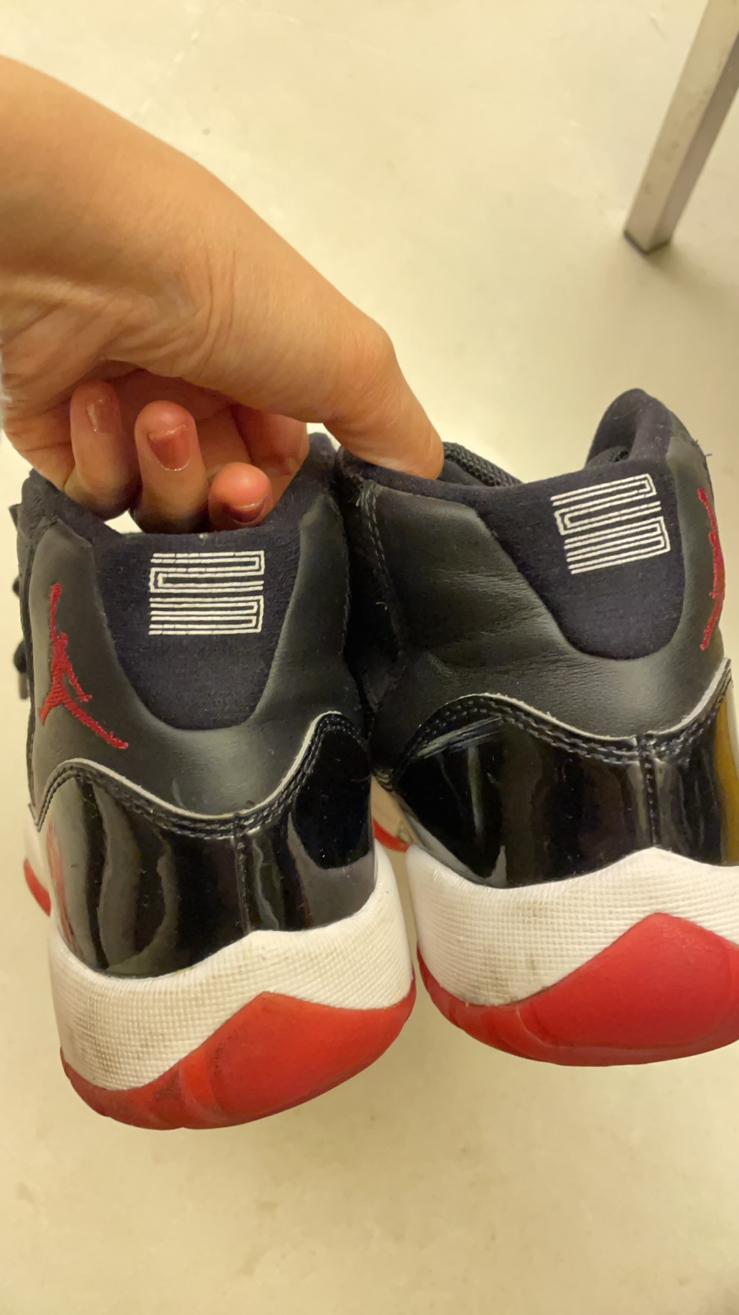Jordan Air Jordan 11 Bred 季后赛 高帮 复古篮球鞋 GS 黑红2019复刻